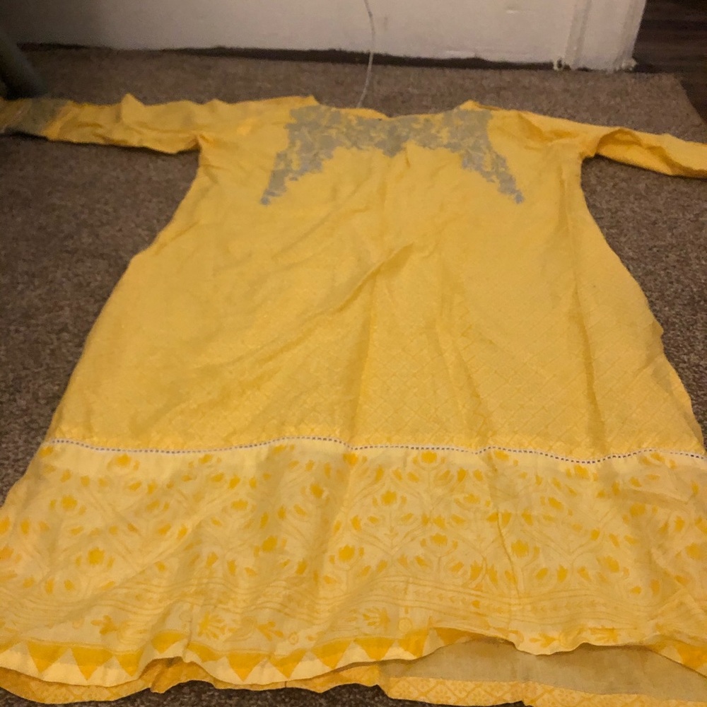 New yellow long shirt